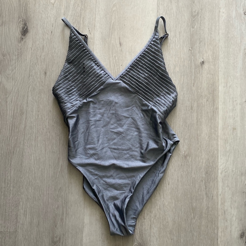 Silver Sail on Honey one piece swimsuit Size Large